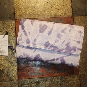 Purple tye dye wallet
